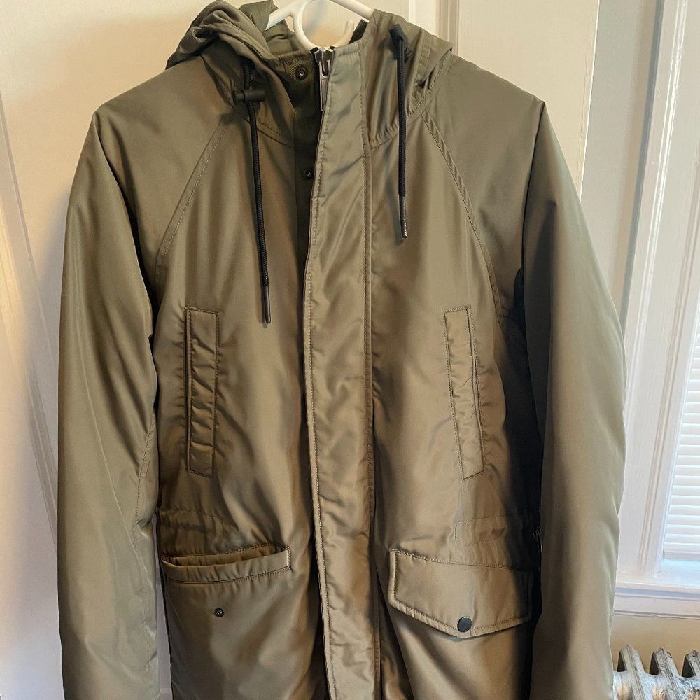 Everlane ReNew Long Parka - Kalamata (XS)